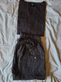 Uniform scrubs set size large women's
