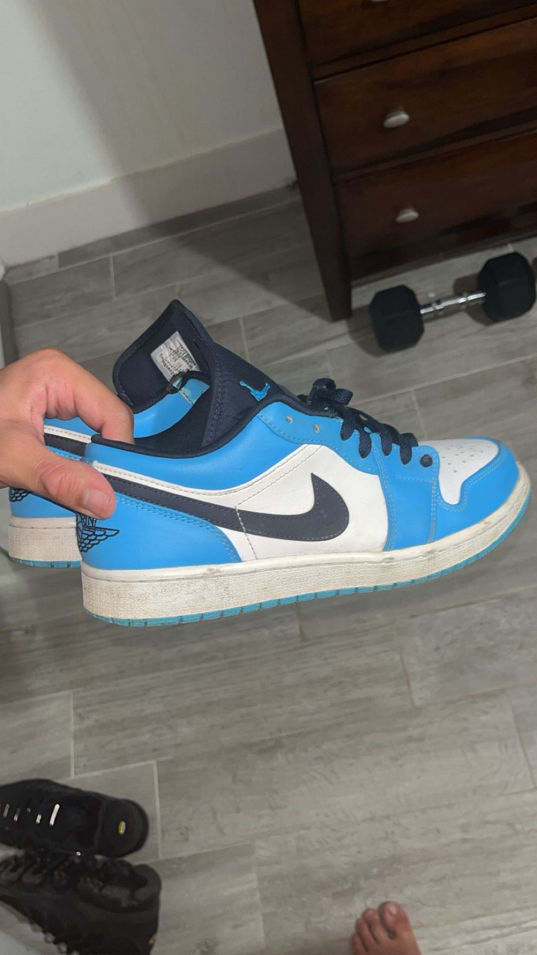 Air Jordan 1 Low UNC Blue (used)