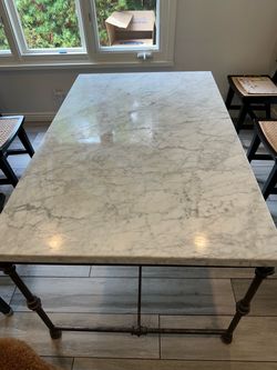 Marble table