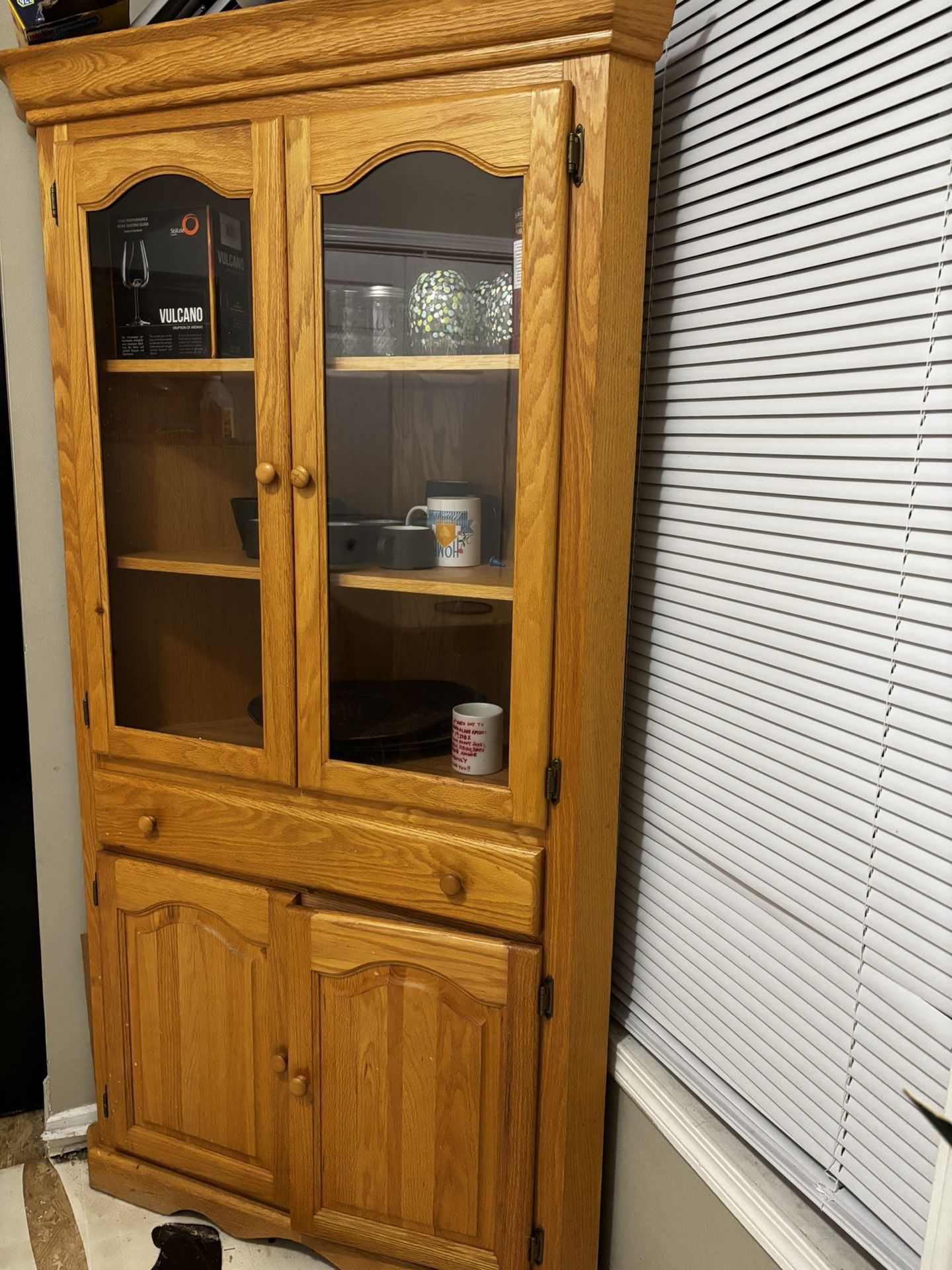 Corner China Cabinet 