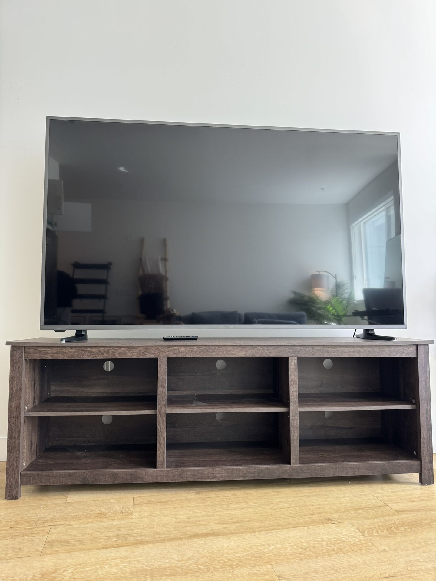 Insignia 75 Inch fire TV With TV Stand