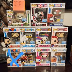Funko Exclusives And Chases