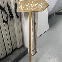 Wedding yard Sign
