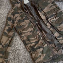 Men’s Camouflage Trench Coat