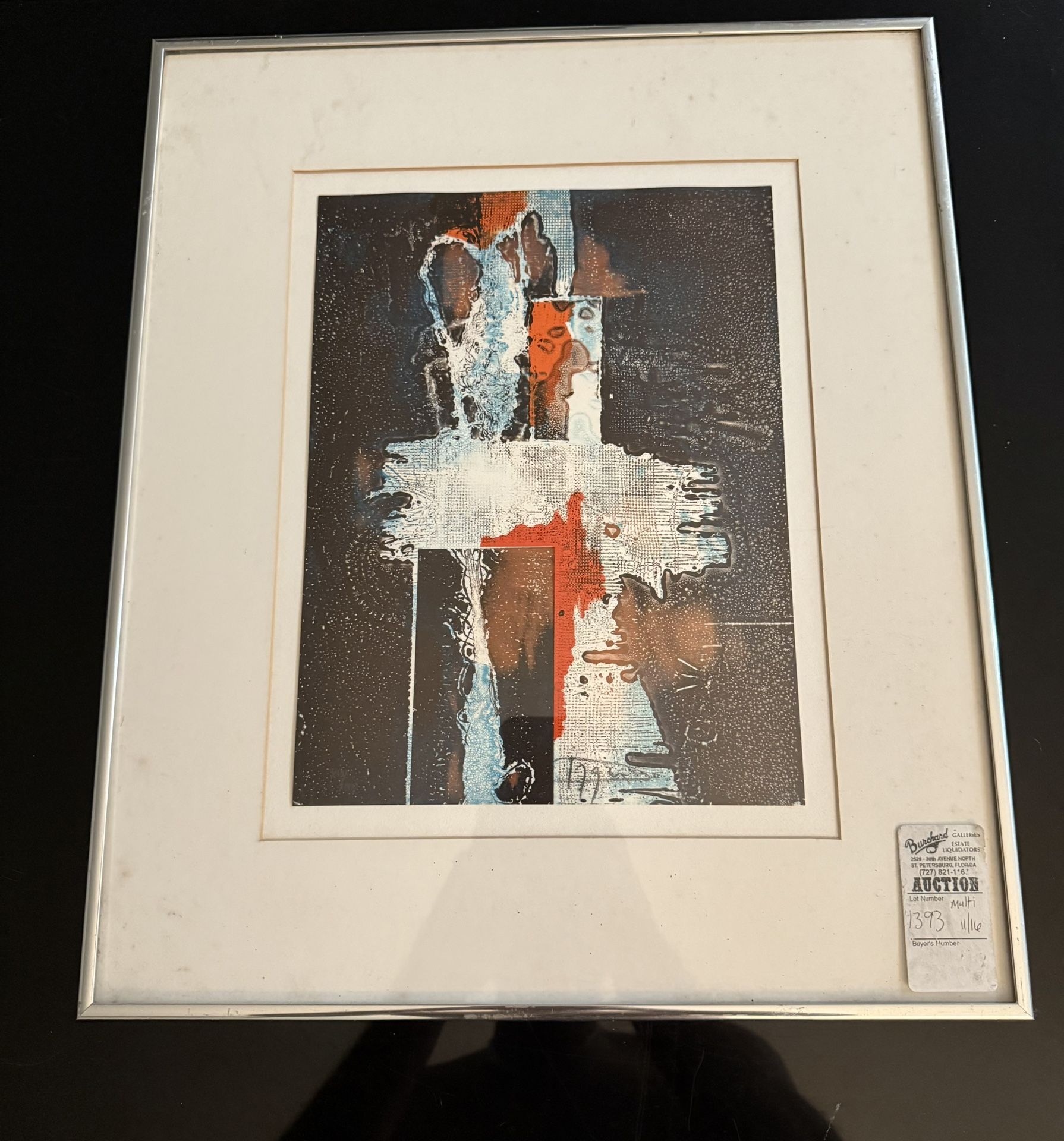 1979 SIGNED Laszlo Dus (California Hungary b.1941) Lithograph 344/1000