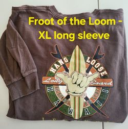 XL Long Or Short Sleeve T Shirts Logo'd