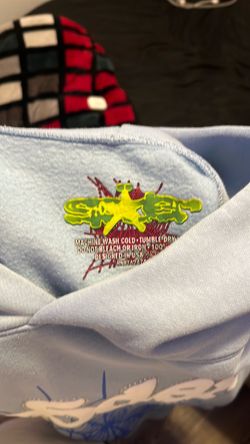 Light blue spider hoodie