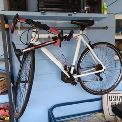 Bike, Pump, Bike Rack & Bike Helmet.
