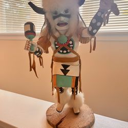 “Buffalo Dancer” 13.5” Native American Kachina Doll