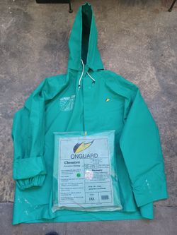Onguard rain and chemtex protective