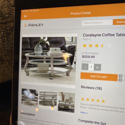 3 Pc Coffee Tables Set. Like New