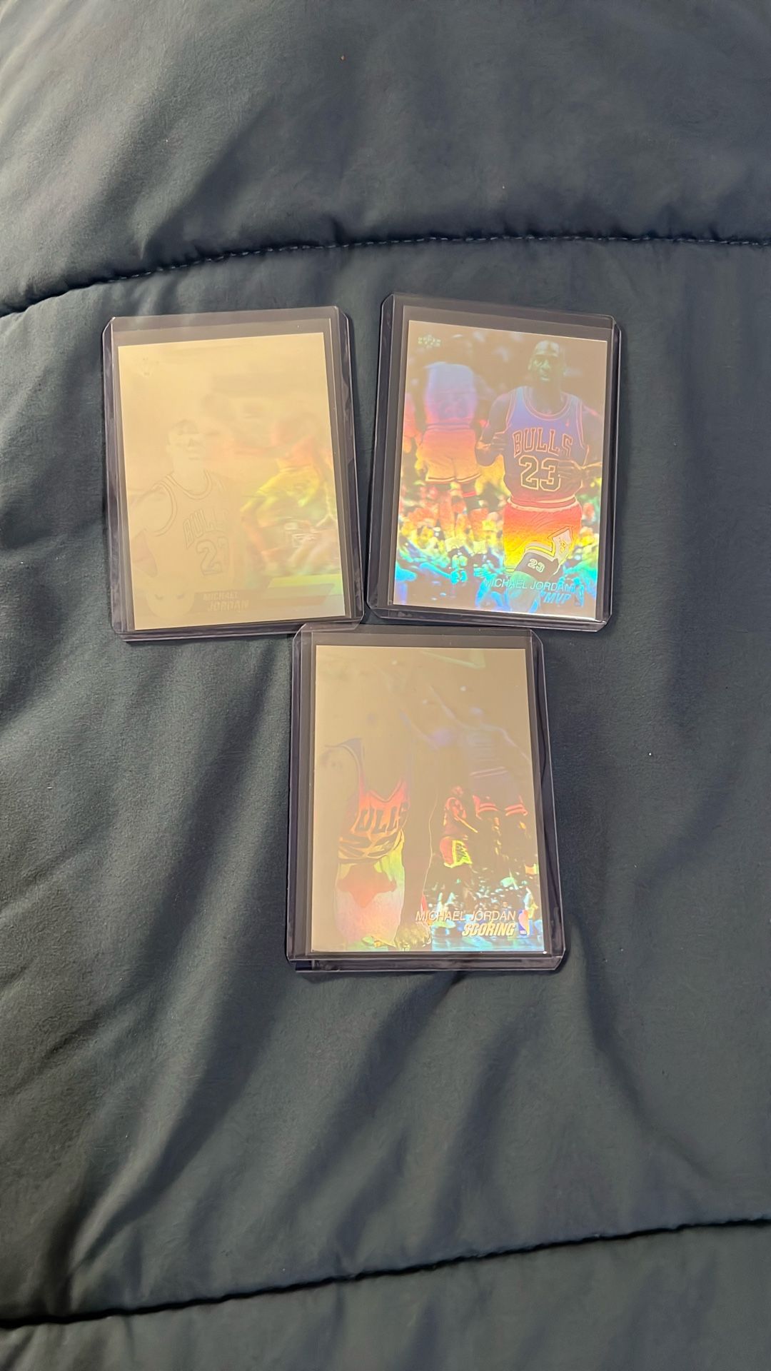 3 Michael Jordan Hologram Cards