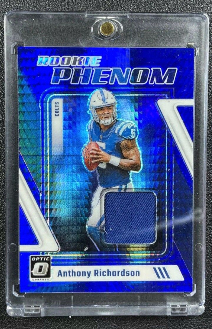 Very Nice Anthony Richardson Rookie Jersey Card In MINT CONDITION