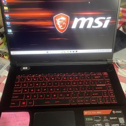 MSI Gaming Laptop- Intel Core i7 9th Gen 16gb Ram 512gb SSD + 1TB HDD - Full spec in the picture 