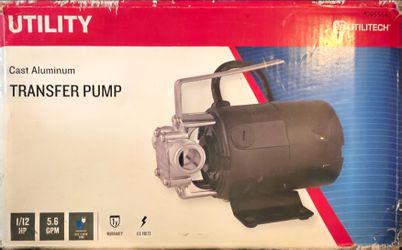 Utilitech 1/12-HP 115 -Volt 5.6-GPM Stainless Steel Electric Utility Pump