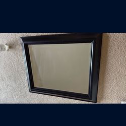Black Framed Mirror 