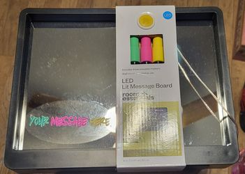 Light message board