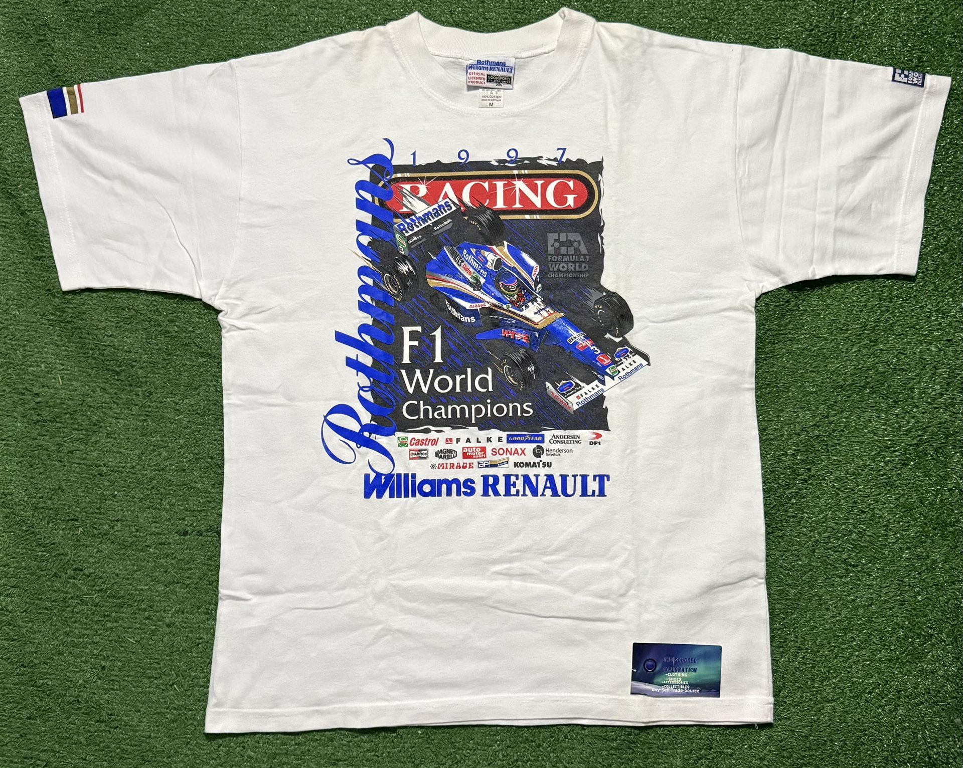 Vintage Formula 1 F1 World Champions 1997 Shirt Medium 