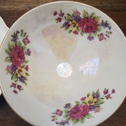 Regency Tea Cup And Saucer With 3D Flowers On Saucer