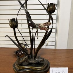 Vintage Dale Tiffany / River of Goods Dragonfly Lamp (Base Only) lamp A