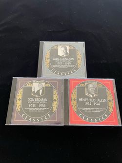 3 Jazz CDs - Duke Ellington, Don Redman, Chronological Classics