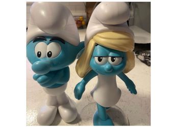 Smurfs Plastic Figure Set of 2