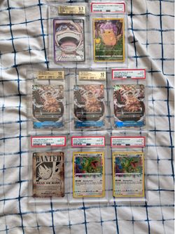 Luffy/Raqyquaza psa10