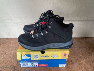 Skechers Waterproof Slip in Boots - Sizes 9 wide & 12 wide