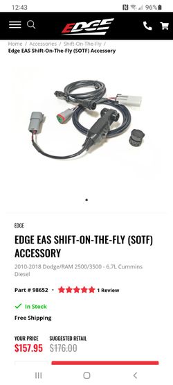 Edge Shift On The Fly Cable With Eas