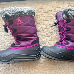 Kamik Girls Size 2 Snow boots 