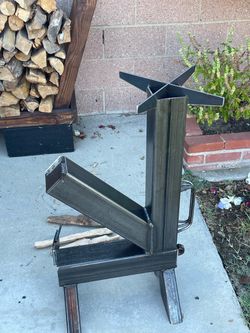 Steel Rocket Stove Wood Burning Stove