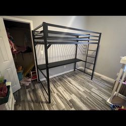 Bunk Bed With Bottom Desk