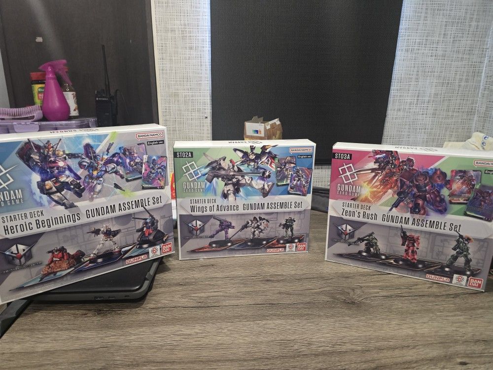 Gundam Card Game Starter Decks
