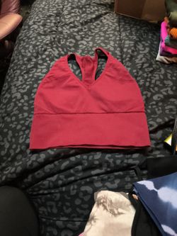 Pink Active Wear Sports Bra