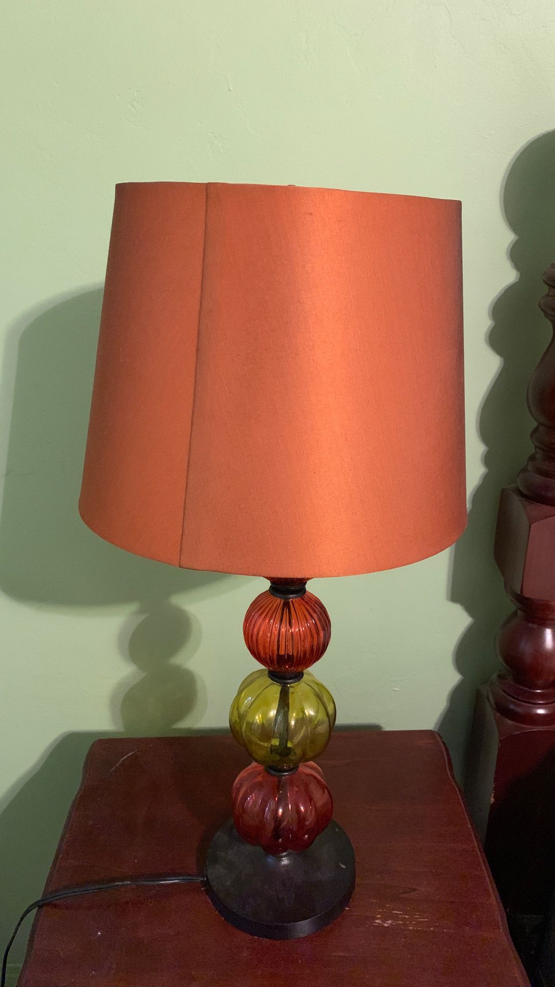 Fall themed lamp