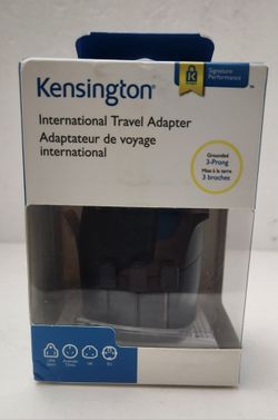 Kensington International Travel Adapter W/2.4A Dual USB Charger BS1363-2 NEW