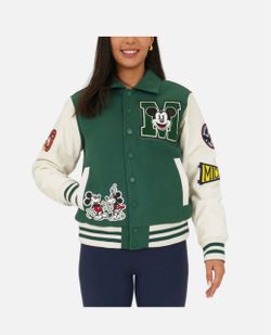 New Disney Green Letterman Jacket Costco