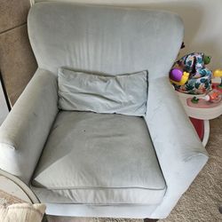 Teal Armchair