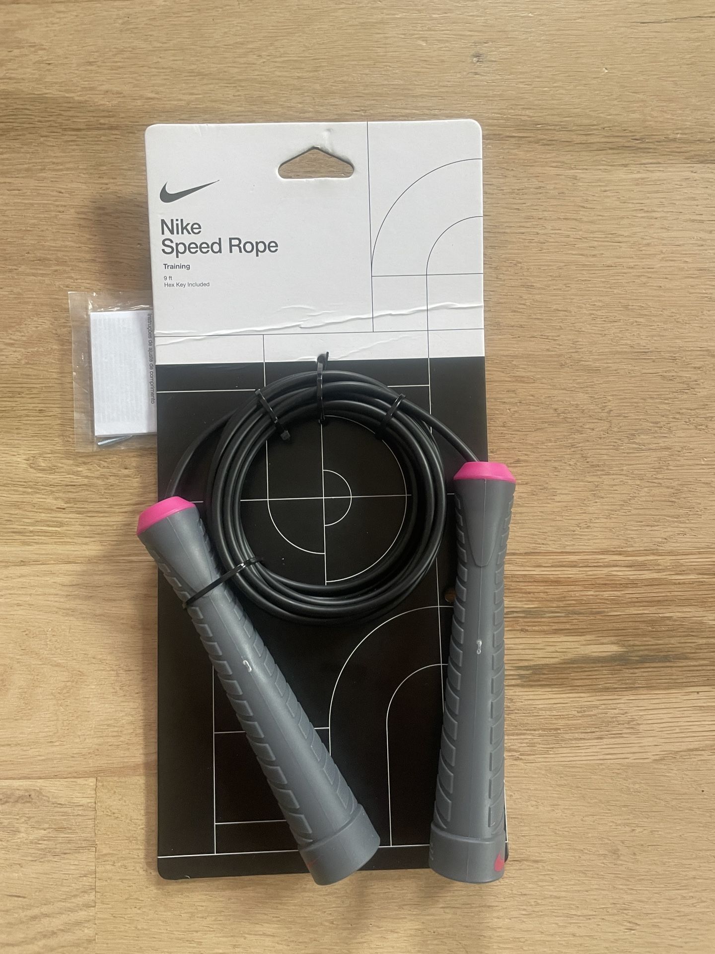 Nike Jump Rope Pink and Gray