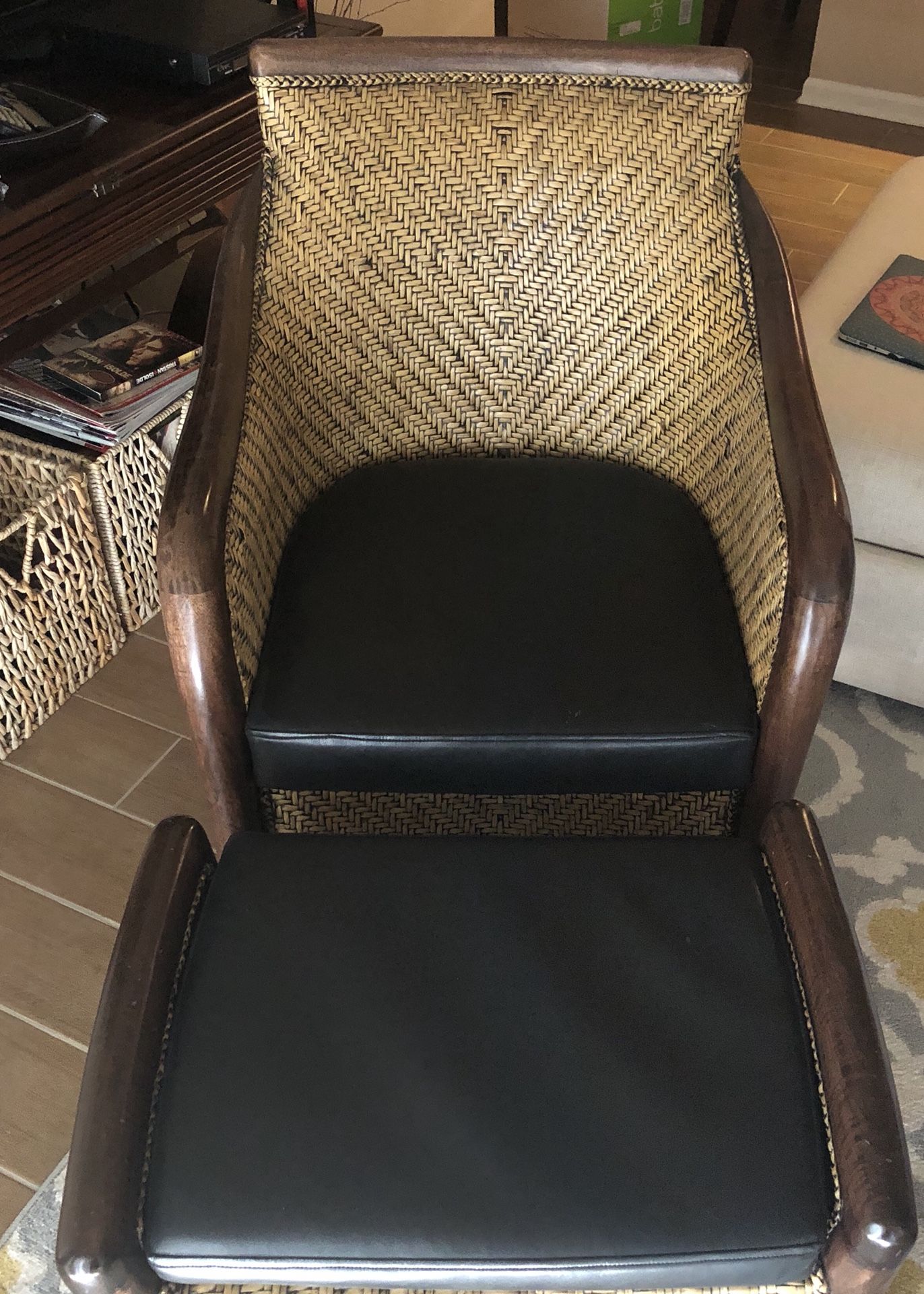Beautiful Chair & Ottoman