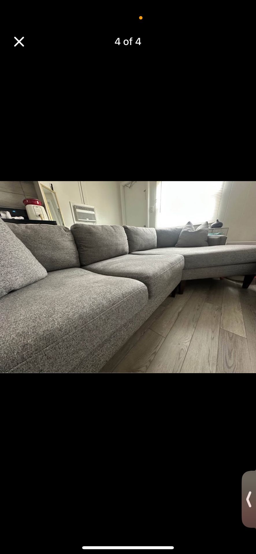 Grey Couch With Washable Covers