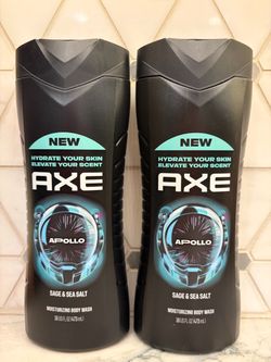 New AXE body wash. Axe Apollo moisturizing body wash, 16 fl oz bottle