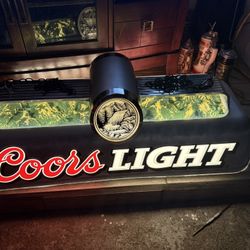 Coors Light Pool Table Light