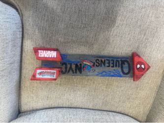 Spider-Man street sign