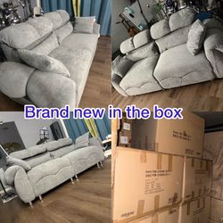 Cloud Velvet Sofa Cushion, Spacious and Comfortable 2-Seater Sofa, Modern Soft Velvet Sofa, for Living Room, Apartment, Bedroom