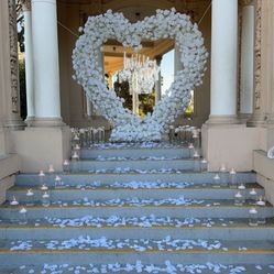 Selling a proposal business!  MARRY ME letters (4’3” tall) White heart (8x8)  Generator (3500 watt, quiet inverter) Clear Vases & candles Artificial f