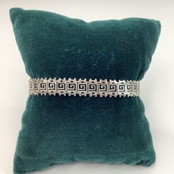Sterling Silver Greek Tribal Mexico Bracelet 