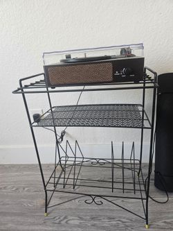 Record player and stand