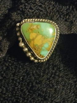 Authentic Natural Royston Turquoise Ring - Black Friday Deal!!!