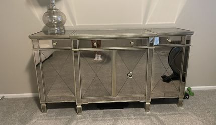 Mirrored Credenza 